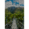 Heart Pixel Landscape Greens