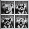 Funny Koala Sunglasses Photo Booth