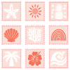 Nature Stamps Collage