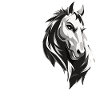Pferde Spruch mit Pferdekopf Statement Hobby