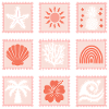 Nature Stamps Collage