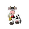 Funny Muhviehstar Cow Cartoon