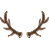 Rustic Antler Silhouette