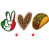 Peace Love Tacos Fiesta Quote Fun