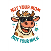 Cow with sunglasses – Not your milk