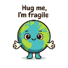 Fragile Earth Hug Me
