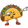 Dabbing Taco Funny Fiesta Mexican Food
