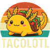 Tacolotl Cute Axolotl Taco Mashup