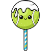 Tennis Food Cartoon Humor