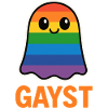 Costume d’Halloween Rainbow Ghost Pride