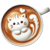 Latte Katze