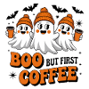 Orange Winter Coffee Ghosts