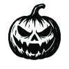 Dark Halloween Pumpkin Sketch