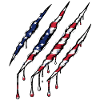 Scratch USA Flag Scratch Trace
