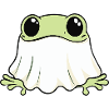 Frog Halloween Ghost