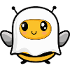 Bee Halloween Ghost