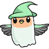 Hummingbird Bird Halloween Ghost