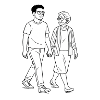 Grandma Karin with her grandson