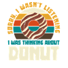 Retro Donut Sunset Saying