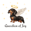 Guardian of Joy – Angel Dachshund