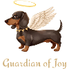 Guardian of Joy – Angel Dachshund