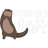Powered by Sea Otter Cartoon