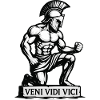 Guerrier spartiate Veni Vidi Vici