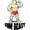 Muscle Bear Power Pose Cartoon