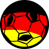 Football German Flag Art
