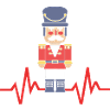 Nutcracker Christmas Heartbeat