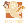 Snack First Halloween Costume Funny Saying