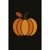 Pumpkin Flame Autumn Design