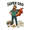 Super Dad Capeheld
