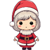 Chibi Santa Mädchen