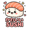 Kawaii Sushi Motif