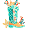 Western Boot Festival Design