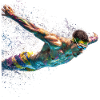 Paint Swirl Float Splash