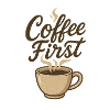 Coffee First Kaffee Illustration