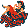 Rockabilly Forever Pinup Graphic