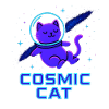 Kosmische Katze Neon
