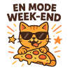 Cat Pizza Weekend