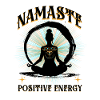 Positive Energy Meditation Silhouette