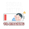 Social Battery 1% Rest