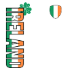 Ireland Vertical Flag Crest Tee