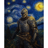 Ritter Van Gogh Style Starry Night