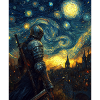 Ritter Van Gogh Style Starry Night