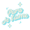 Paris je taime - bleu ciel