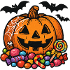 Halloween Candy Pumpkin Kids Shirt