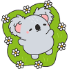 Dreamy Flowering Koala
