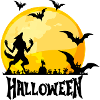 Halloween Vollmond Werwolf 